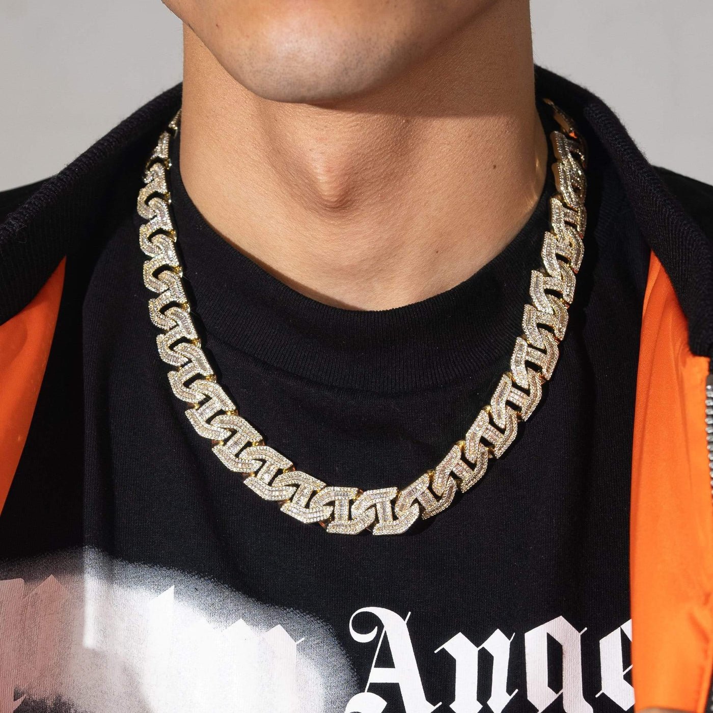 17MM G LINK CHAIN - 18K GOLD - SANTMEZ®