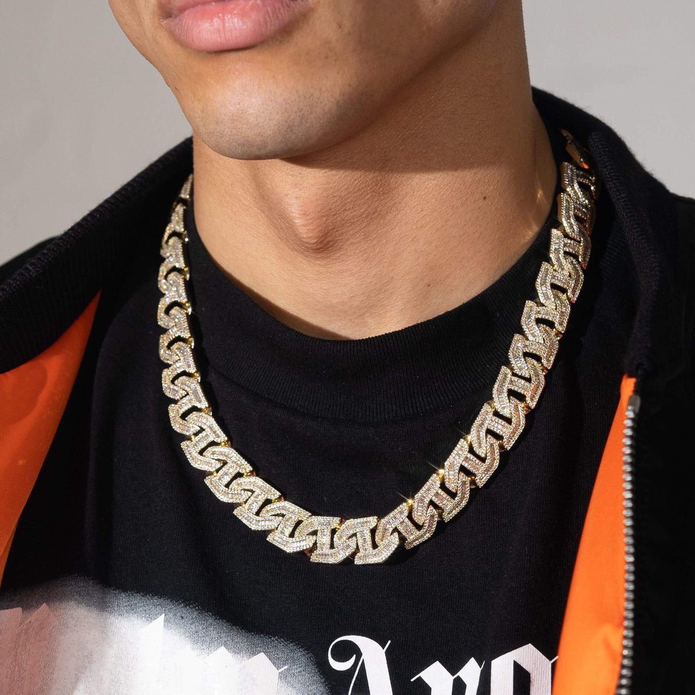 17MM G LINK CHAIN - 18K GOLD - SANTMEZ®