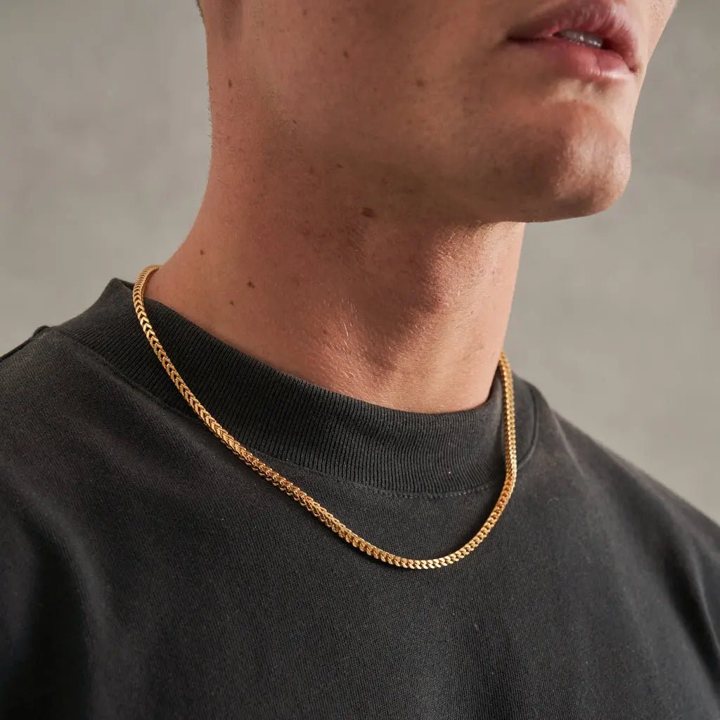 3MM FRANCO CHAIN - 18K GOLD - SANTMEZ®