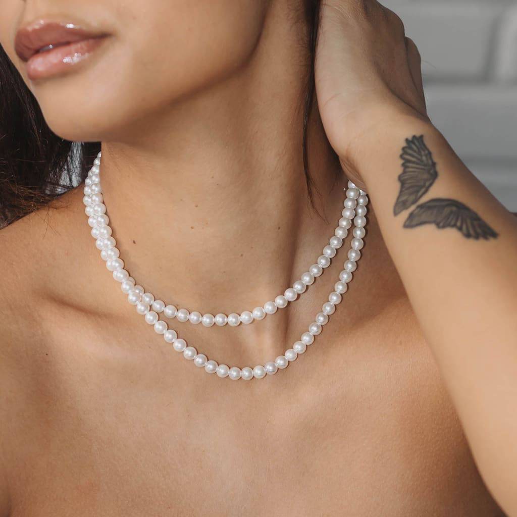 8MM PEARL NECKLACE - SANTMEZ®