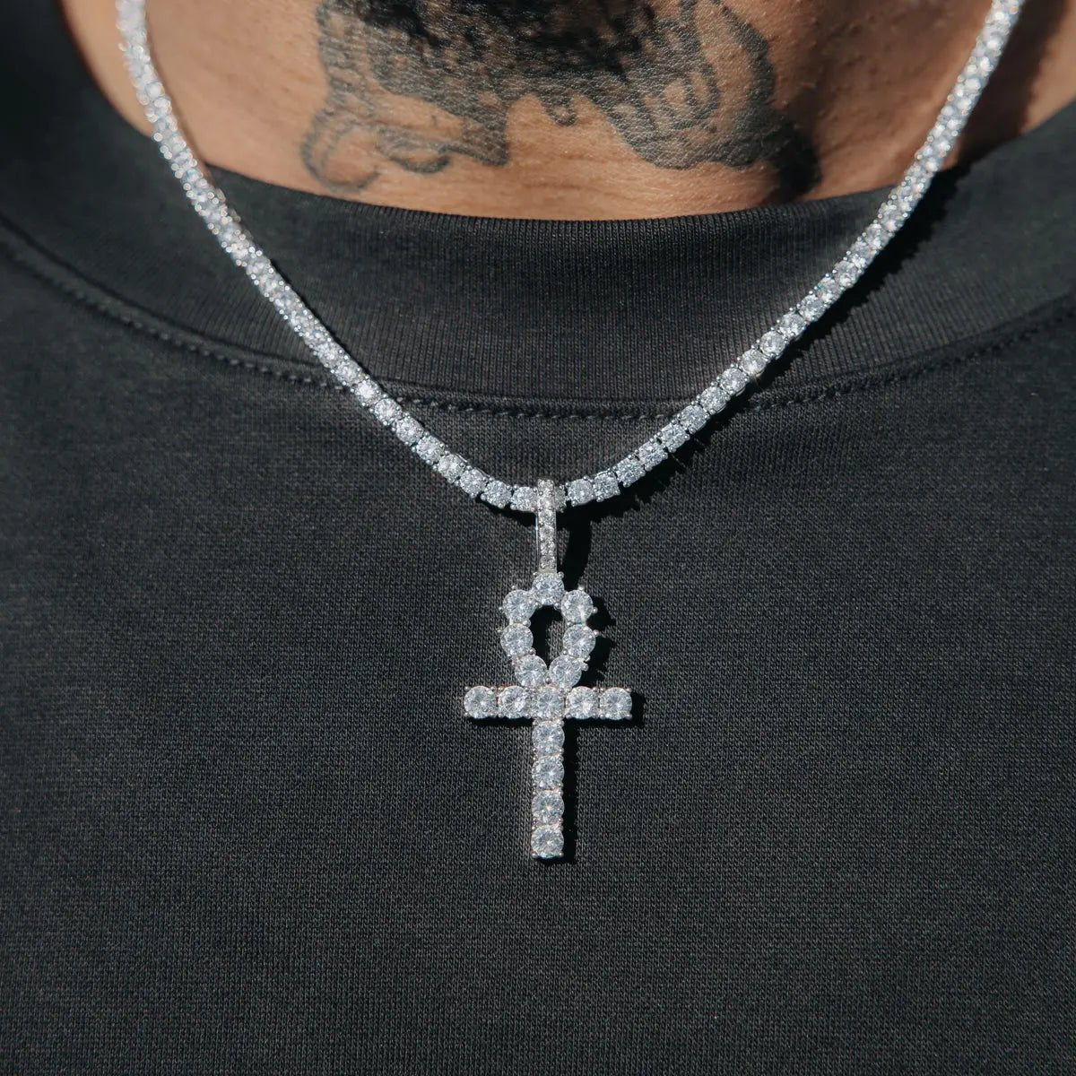 ANKH PENDANT - WHITE GOLD - SANTMEZ®