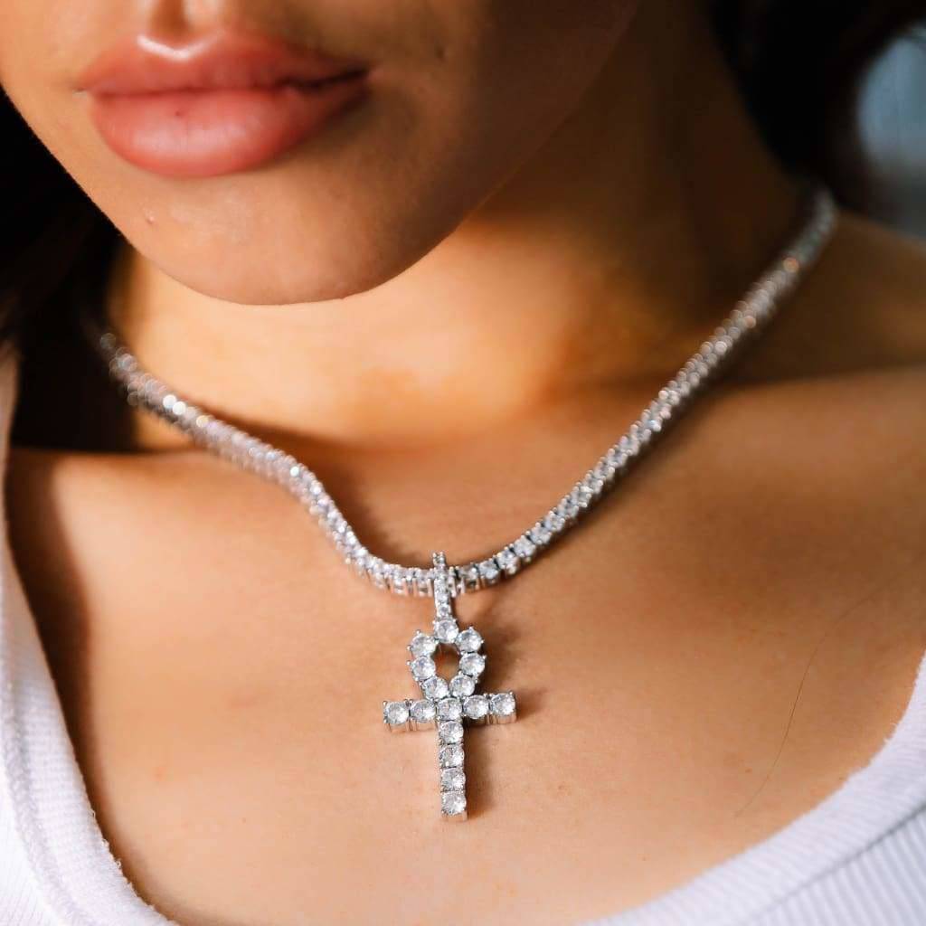 ANKH PENDANT - WHITE GOLD - SANTMEZ®