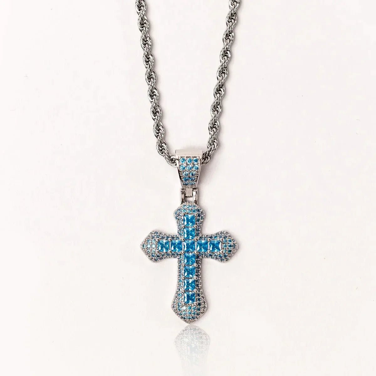 CROSS PENDANT - BLUE - SANTMEZ®