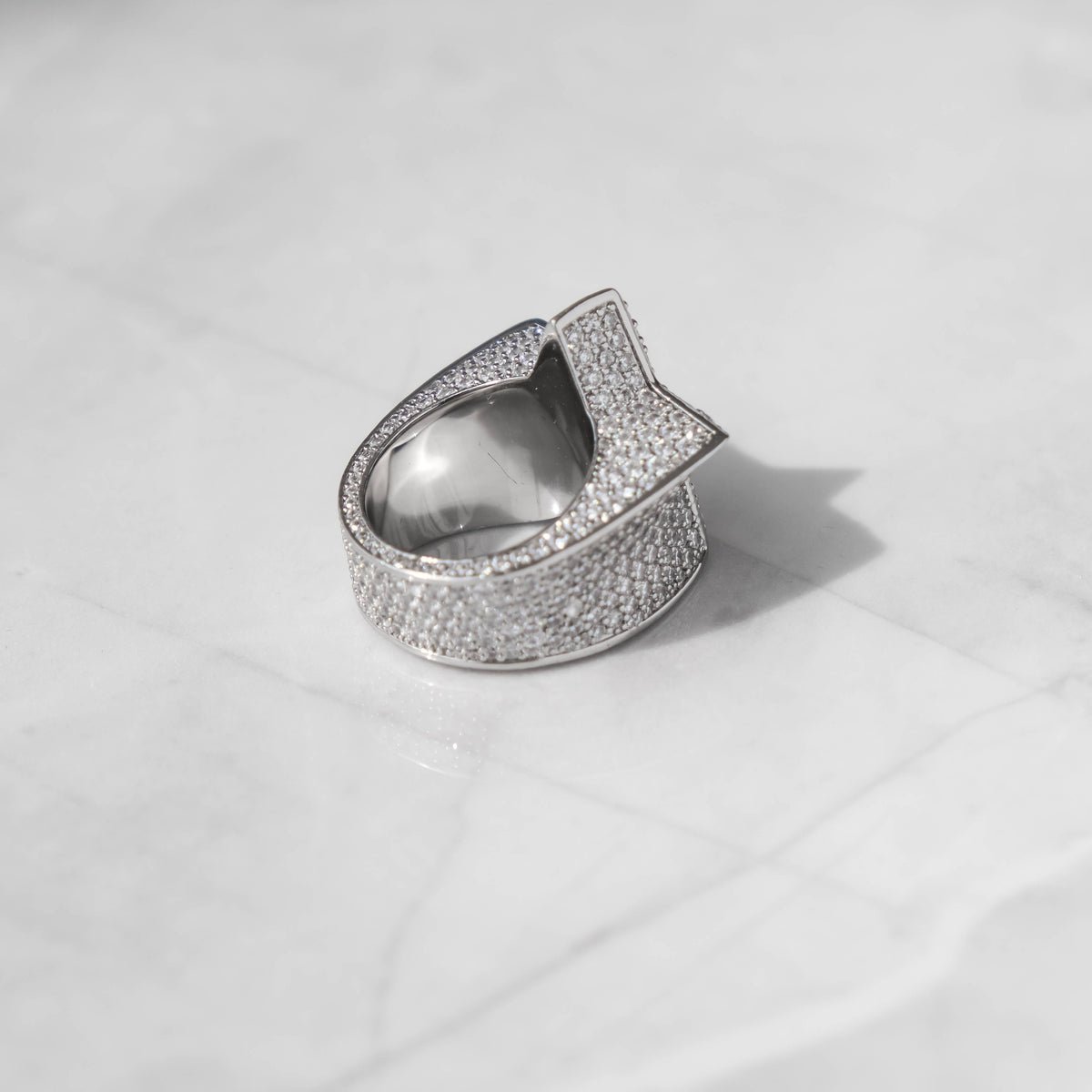 STAR DUST RING - WHITE GOLD - SANTMEZ®